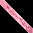 thumbnail image 2 of SPRING PARK BABY SHOWER SASHES Mummy to be Nanny, Aunty & Big Sister & Grandma to be sash, 2 of 7