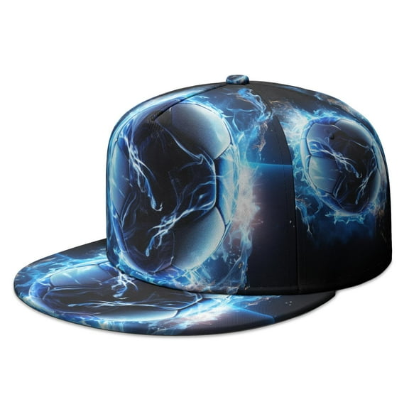 Team Snapback Hat – Sports Logo Adjustable Baseball Cap for Men Women, Athlete Game Gift