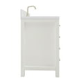 thumbnail image 4 of ARIEL Bristol 54 Inch Single Rectangle Sink Bathroom Vanity With Carrara White Quartz Countertop 1.5 Edge In White, 4 of 7