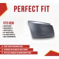 thumbnail image 6 of Front Bumper Cover Compatible with International LT 2020-2023 - Right Passenger Side Bumper End Cap Reinforcement Replaces OEM 4057029C2, 4062284C1, 6 of 11