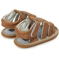 thumbnail image 7 of Baby Boy Sandals Summer Anti-Slip Rubber Sole First Walkers Shoes Infant Sandals for Toddler Girls(0-18 Months), 7 of 7
