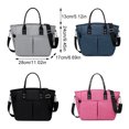 thumbnail image 4 of Wosthever Bolsas de almuerzo con aislamiento OxfordCloth para mujeres con capacidad de almacenamiento y bolsa de almacenamiento con estilo gris, 4 of 6