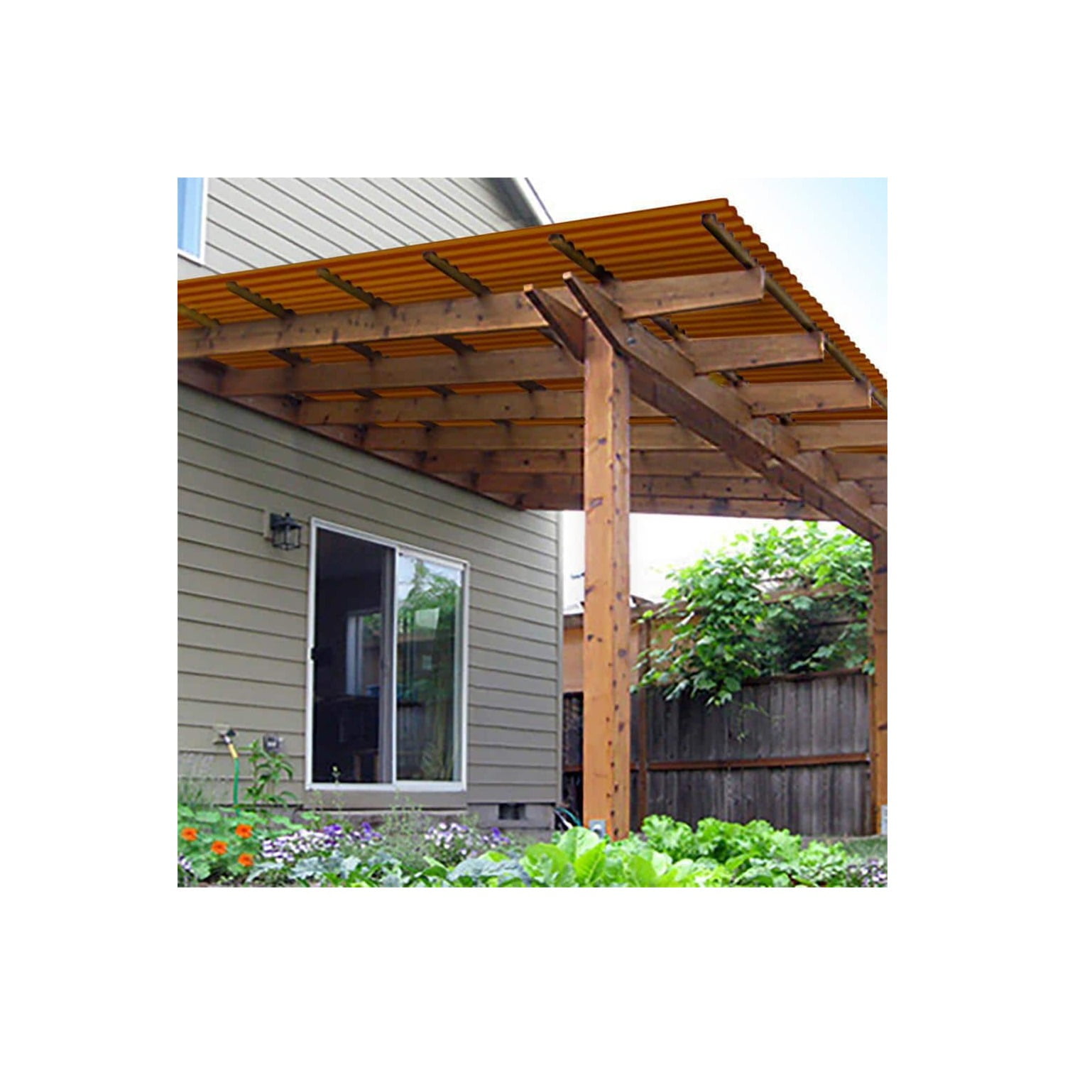 Suntuf 26 In X 6 Ft Solar Control Silver Polycarbonate Roof Panel