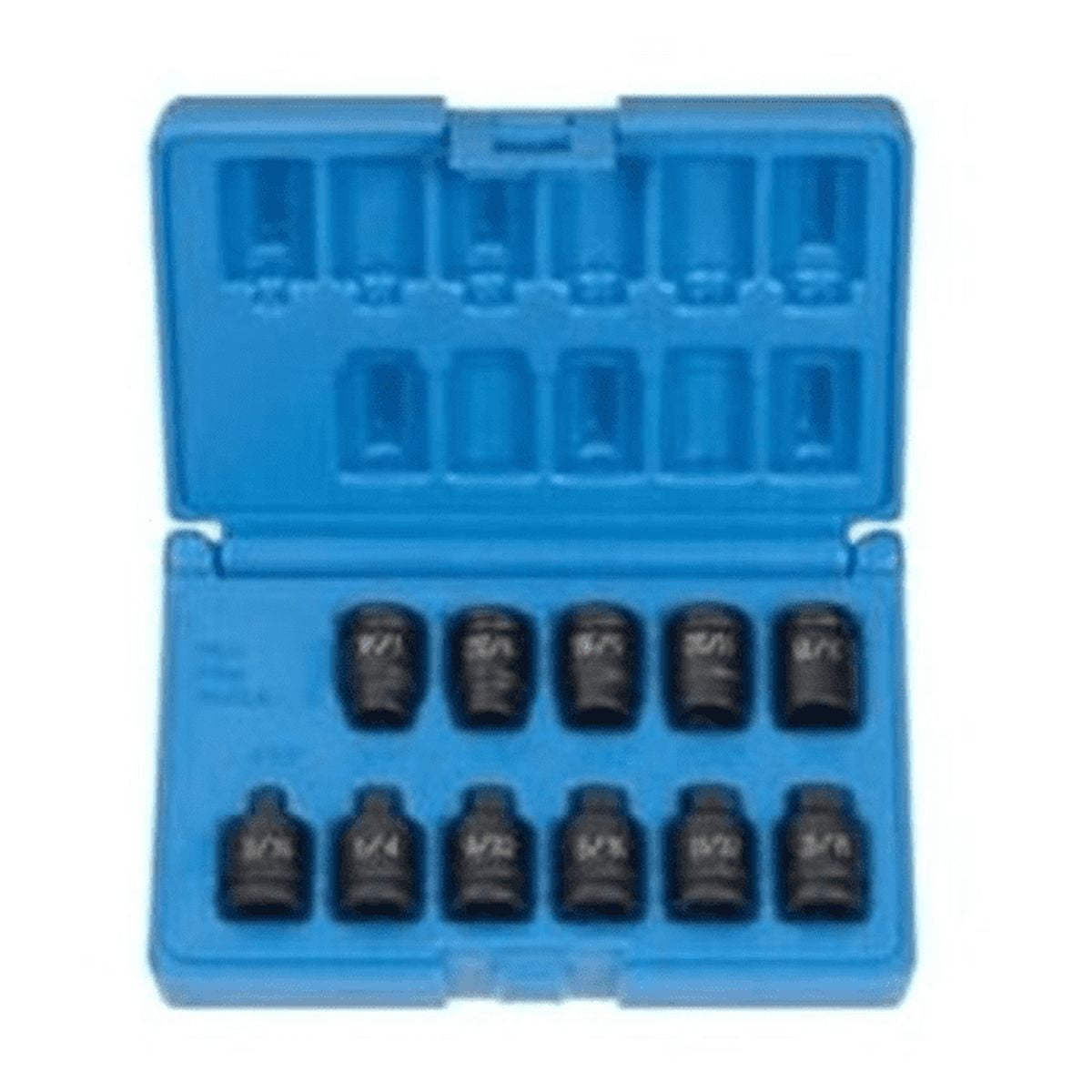 Grey Pneumatic 1211P Impact Socket Set Chrome Moly with Storage Case
