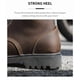 thumbnail image 5 of Botas de moto elegantes: diseño clásico, cómodas y transpirables, adecuadas tanto para desplazamientos diarios como para conducción informal.,Marrón,41, 5 of 16