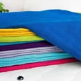 thumbnail image 3 of Dark Blue Cotton Jacquard Weave Throw Blanket, 3 of 3