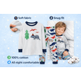 thumbnail image 4 of BenBen Kids Toddler Boy Pajamas Set 2-Pack Snug Fit Soft & Cozy - Size 2Y to 7Y, 4 of 5