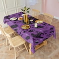 thumbnail image 4 of Witch's Brew Halloween Pattern Rectangle Tablecloth 60"x120",Waterproof Polyester Rectangle Table Cloth, Wipeable Spillproof Polyester Tablecloth for Dining, Camping, Indoor and Outdoor, 4 of 6