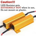 thumbnail image 5 of H10 9005 9006 9012 LED Error Canceller Canbus Anti-Flicker Load Resistor Decoder 2X, 5 of 6