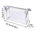 thumbnail image 3 of 5PC Transparent Cosmetic Bag Clear Zippered Makeup Pouch Travel Organizer Bathroom Storage 5PCS, 3 of 9
