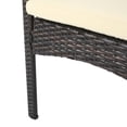 thumbnail image 5 of Rosario 7 Piece Outdoor Rectangular Wicker Dining Set, Multibrown, 5 of 11