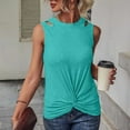 thumbnail image 6 of Scyoekwg Work Tank Tops for Women Office Sleeveless Ladies Blouses Dressy Casual Tops Womens Summer Fashion Comfy Clothes Trendy Womens Going Out Outfits Loose, 6 of 6