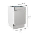 thumbnail image 3 of ZLINE 18" Tallac Series 3rd Rack Top Control Built-In Dishwasher in Copper with Stainless Steel Tub, 51dBa (DWV-C-18), 3 of 4