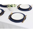 thumbnail image 6 of REGALWOVEN Farmhouse Placemats Set of 4 Cotton Rope Round Placemats for Dining Table Decor Indoor Outdoor Navy Blue 12*12in, 6 of 7