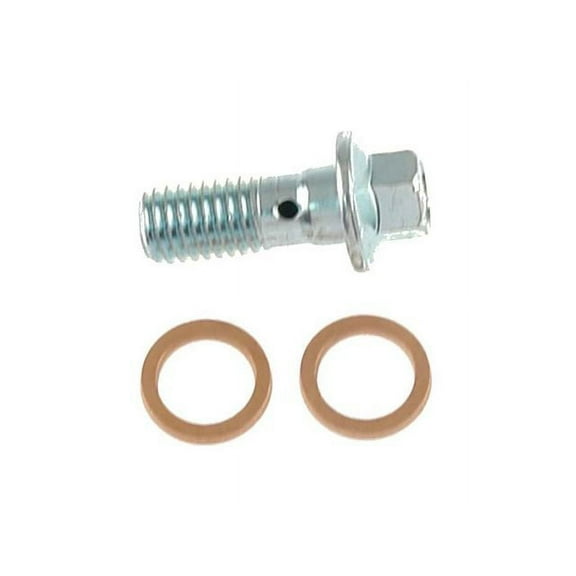 Front Brake Hydraulic Banjo Bolt - Compatible with 1992 - 2006 Ford Crown Victoria 1993 1994 1995 1996 1997 1998 1999 2000 2001 2002 2003 2004 2005