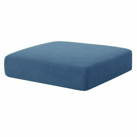 Hokway Stretch Couch Cushion Slipcovers Reversible Cushion Protector Slipcovers Sofa Cushion Protector Covers(Denim Blue, Small)