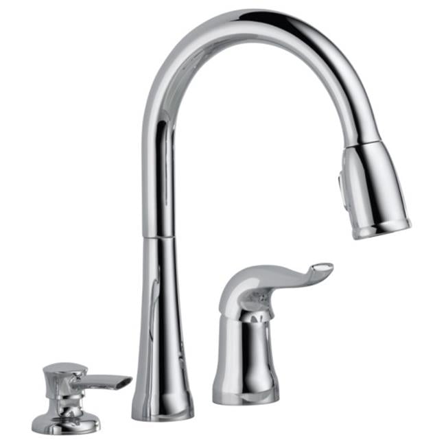 Delta International 16970 Sd Dst Pulldown Kitchen Chrome Faucet