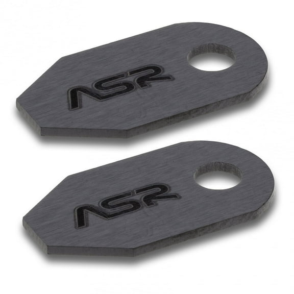 ASR Outdoor 2 Pack Fire Starter Micro Ceramic Ferro Rod Striker Create Sparks Emergency Survival Tool, Black