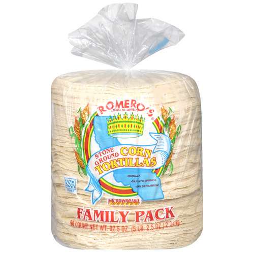 Romero's Family Pack Corn Tortillas, 82.5 Oz