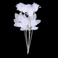 thumbnail image 5 of facefd Polyester Roses Halloween Centres de Table Décoration de Fête Tout Blanc, 5 of 5