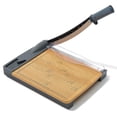 thumbnail image 1 of MORNWELL Guillotina para Papel,Protecci&oacute;n de Seguridad Autom&aacute;tica,Cortador de Papel A4 de 12 Pulgadas,Cortadora uso rudo para A4/B5/A5/B6/B7,Mica,Fotos,Etiquetas,Cup&oacute;n, 1 of 8
