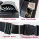 thumbnail image 2 of Hairdresser Scissor Bag,Salon Professional Barber PU Leather Waist Pouch Holder Case Make up Kit Barber Tool Pouch Hair, 2 of 5