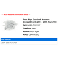 thumbnail image 2 of Front Right Door Lock Actuator - Compatible with 2004 - 2008 Acura TSX 2005 2006 2007, 2 of 2