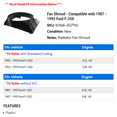 thumbnail image 2 of Fan Shroud - Compatible with 1987 - 1993 Ford F-250 1988 1989 1990 1991 1992, 2 of 2