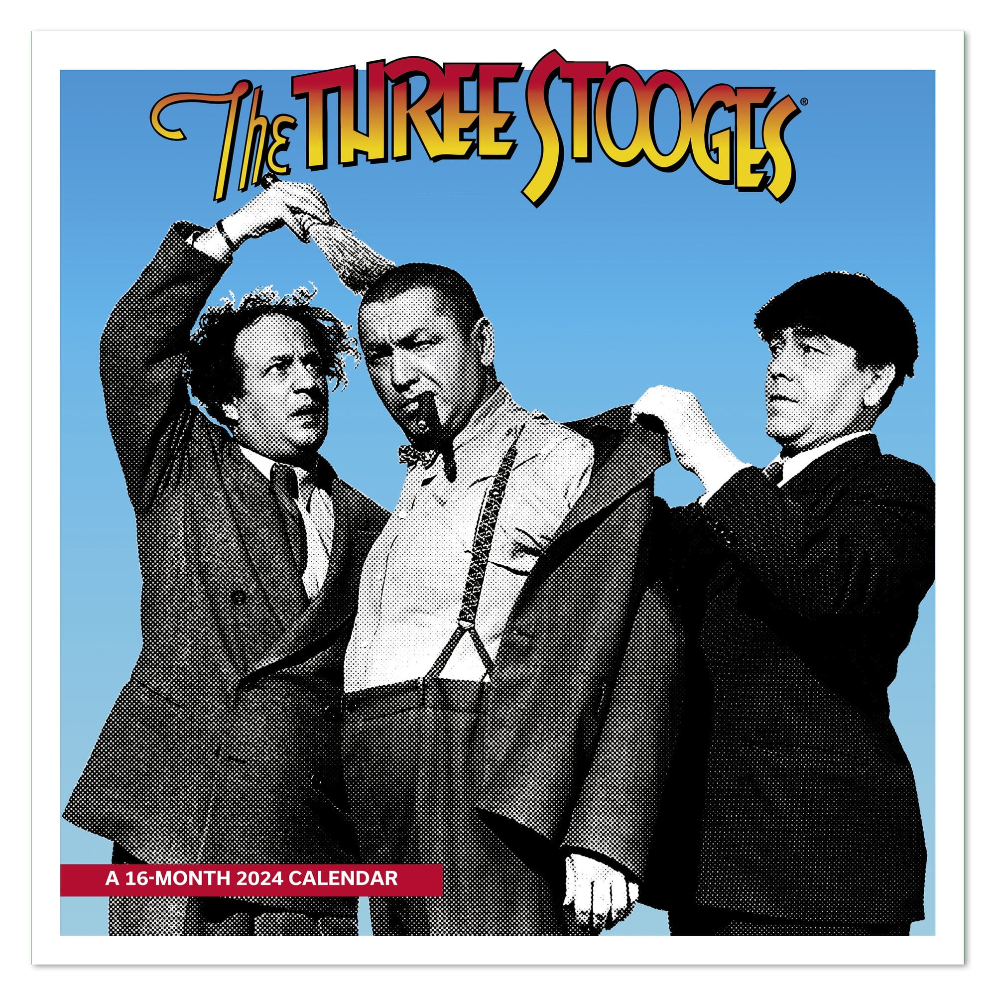 The Three Stooges 2025 Monthly Wall Calendar 12 x 12 Wall Calendars
