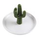 thumbnail image 4 of Bandeja de soporte para anillos de cerámica Hugo Puesto de joyería Verde, 4 of 10