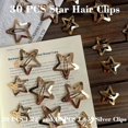 thumbnail image 6 of 20 PCS 1.22" Star Hair Accessories - Non-Slip Metal Snap Clips and Barrettes for Girls & Women, Y2K Style, 6 of 10