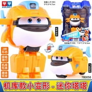 New Hot Super Wings 2" Scale Mini Transforming Anime Deformation Plane Robot Action Figures Transformation Toys Gifts For Kids