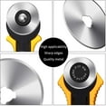 thumbnail image 1 of HLONK 10 Packs Rotary Cutter Blades Replacement Blades Compatible for Fiskars Olfa Martelli Truecut Cutter for Patchwork Leather Quilting Sewing Arts Crafts (45 mm), 1 of 6