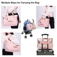 thumbnail image 2 of Diaper Bag,Baby Bag with 15 Pockets , Large Capacity Diaper Bag Tote,Waterproof Baby Diaper Bag for Mom and Dad, Multifunction Travel Tote Diaper Bags (pink), 2 of 6