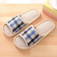 thumbnail image 1 of TIMIFIS Fashion Unisex Linen Summer Skidproof Indoor Slippers - Summer, 1 of 5