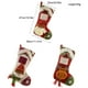 thumbnail image 2 of Bewildely Calcetín navideño de fieltro, portátil, reutilizable, lavable, para niños, regalo de oficina temático de Navidad, bolsa de dulces, Kits de decoración para fiestas Animal Bewildely HA068159-03, 2 of 6