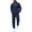 Navy Blue, variant on Men's Tracksuit 2 Piece Quarter Zip Sweatsuit Workout Plaid Jacquard Jogging Suit Set
