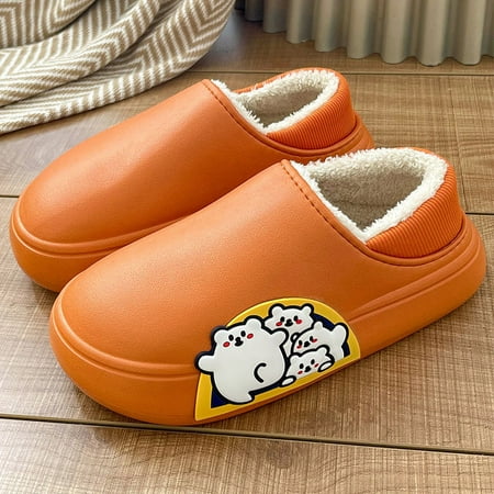 

Fluffy Stuffed Slippers Non-slip Indoor House Shoes Comfy Plush Slip For Home Bedroom New