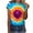 Multicolor#5, variant on VBTAPA Womens Tie Dye T-shirt Short Sleeve Novelty Graphic Tees Trendy Summer Going Out Blouse Tops Daily Sales Multicolor XL