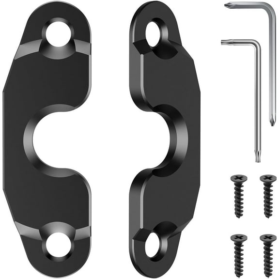 Upgraded Aluminum Alloy Sun Visor Repair Kit for Jeep, Heavy Duty Sun Visor Clip Compatible with Jeep Wrangler JK 2018/ JL/Wrangler 2018-2023/ Gladiator 2020-2023