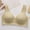 Beige, variant on YWDJ Bras for Women Plus Size Front Closure Sleep Bras No Wires Comfy Bras Wide Strap Full Coverage Push up Wrap Lounge Bras Padded Plus Size Comfort Bras Solid Comfortable Bras Beige XL