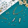 thumbnail image 4 of 50Pcs Evil Eye Charms Alloy Enamel Lucky Turkish Eye Pendants Real 18K Gold Plated, 4 of 9