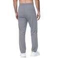 thumbnail image 4 of Homeyce Men's Glide Pants Quick Dry Elastic Waist Pant Lightweight Pull on Stretch Active Pants with Pockets Drawstring Pants for Men's,Gray L, 4 of 6