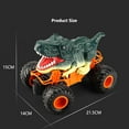 Remote Control Dinosaur Car for Boys, RC Car Toys with LED & Sound