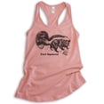 thumbnail image 1 of Fart Squirrel Tank Top, Ladies Racerback Tank Top, Funny Animal Tank, Animal Name Tank, Skunk Tank, Desert Pink, Medium, 1 of 3