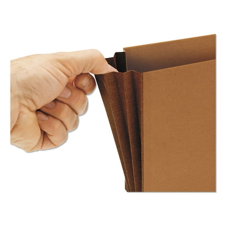 Smead Classic Expanding Wallets With Tear-resistant Gussets, 3.5" Expansion, 1 Section, Legal Size, Redrope