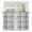 Black Gray, variant on Black White Check Tier Curtains 24 Inch Length, Farmhouse Line Buffalo Plaid Cafe Short Curtains for Bathroom Over Sink, Small Kitchen Curtain Light Filtering Tiered Drapes 2 Panels 27.5"Wx24"L