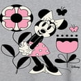 thumbnail image 3 of Disney - Minnie Mouse with Flowers & Butterflies - Juniors Ideal Flowy Muscle T-Shirt, 3 of 5
