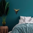 thumbnail image 3 of Swift Beacon Triangular Wall Sconce Light - Sturdy Metal Body with Stylish Textured Black Finished and Dimmable Brightness, Ideal Wall Light Fixture for Living Room, Bedroom & Reading Nook, 3 of 5