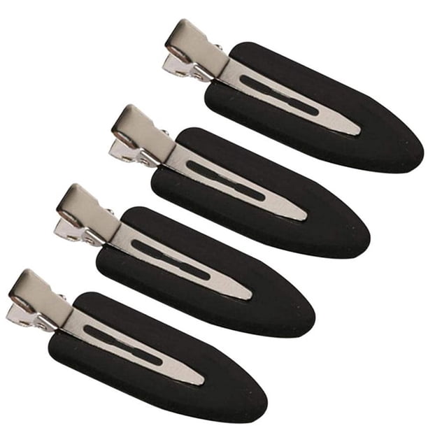 Pinzas para el cabello para mujeres, pinzas para peinar, pinzas para el cabello para niñas, 4 piezas, pinzas para el cabello con hojas, pinzas para maquillaje sin costuras, horquillas.